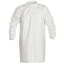 DuPont Tyvek IsoClean frock with bound neck